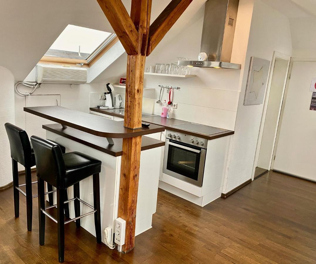 Apartamento Wohnen über den Dächern von Ravensburg, stadtnah, Kamin, Klima Exterior foto
